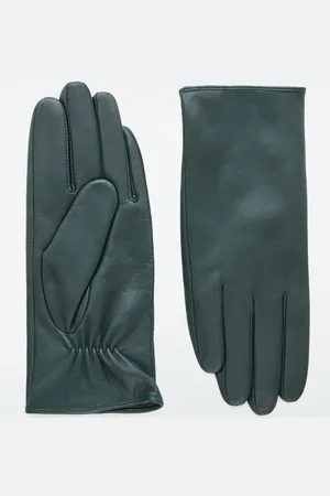 COS Cashmere-Lined Leather Gloves