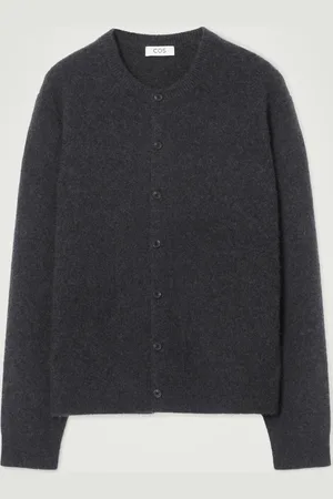 COS Boiled-Cashmere Crew-Neck Cardigan