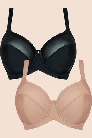 Curvy Kate WonderFully Full Cup Side Support Bra 2-Pack Black and Latte