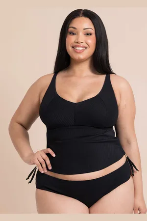 Curvy Kate Jet Set Non-Wired Multiway Tankini Top Black