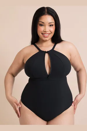 Curvy Kate Zip Tide Non-Wired Multiway Swimsuit Black