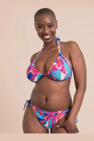 Curvy Kate Ibiza String Bikini Top Print Mix