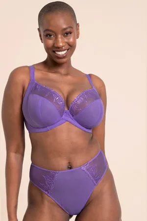 Curvy Kate Flare Full Plunge Side Support Multiway Bra Amethyst Purple