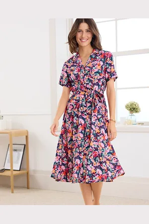 Damart Button-through Print Dress