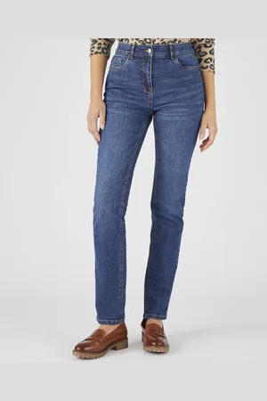 Damart Denim Straight-leg Trousers