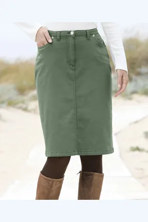 Damart Cotton Stretch Skirt