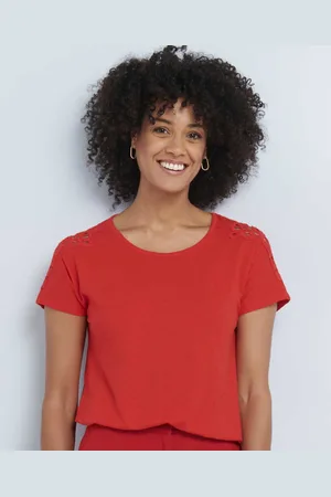 Damart Lace Detail T-shirt
