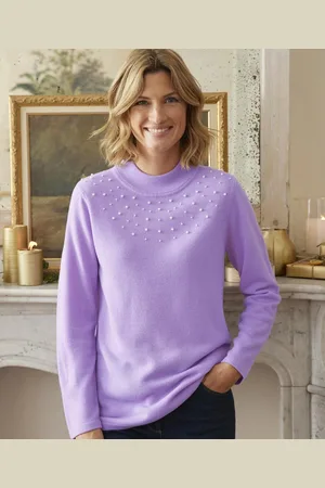 Damart Sweater with Pearls