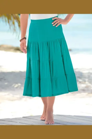 Damart Crinkle Skirt