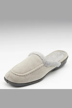 Damart Mule with Fur Trim