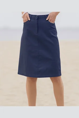 Damart Cotton Stretch Skirt