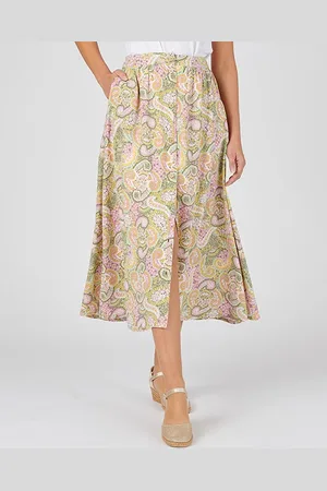 Damart Ecovero TM Button-through Skirt
