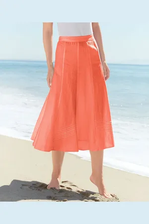 Damart Linen Rich Skirt