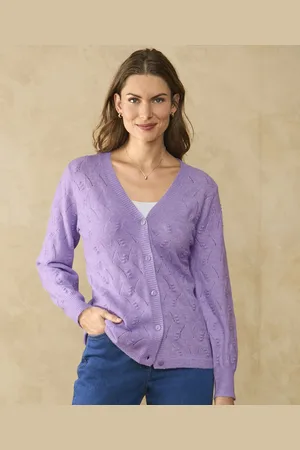 Damart Thermolactyl Stitch Detail Cardigan