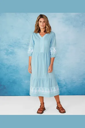 Damart First Avenue - Embroidered Cotton Dress