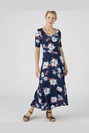 Damart Floral Flared Dress