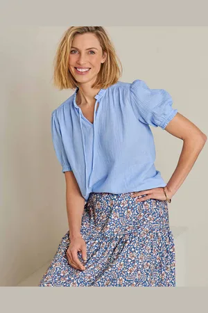 Damart Pure Cotton Tunisian Style Blouse