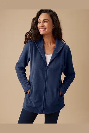 Damart Skin Soft Hooded Zip-up Fleece