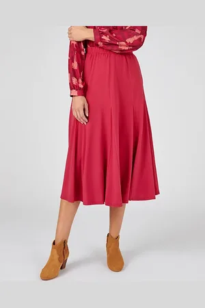 Damart Jersey Panelled Skirt