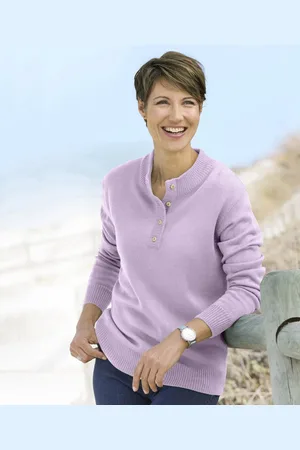 Damart Button-neck Jumper