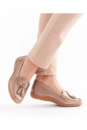 Damart Cushion-walk tassel trim Moccasin