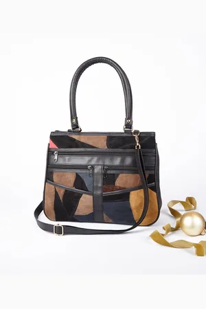 Damart Leather Patchwork bag