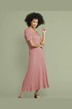 Damart Stripe Swing Dress