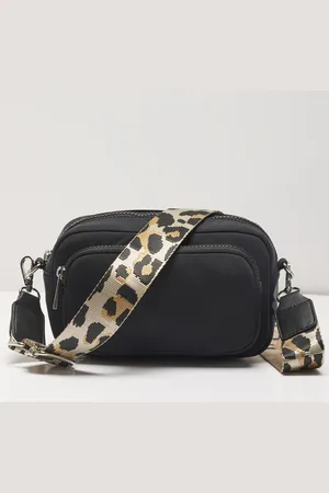 Damart Bag with Animal Print Strap