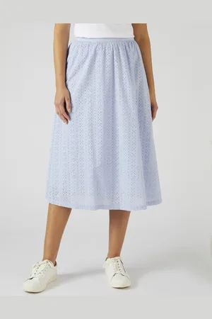 Damart Broderie Anglaise Skirt
