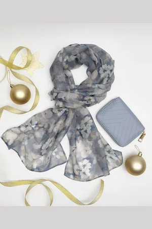Damart Scarf, Necklace & Purse Set