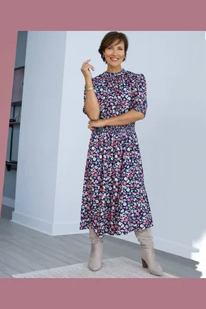 Damart Elasticated Waist Dress