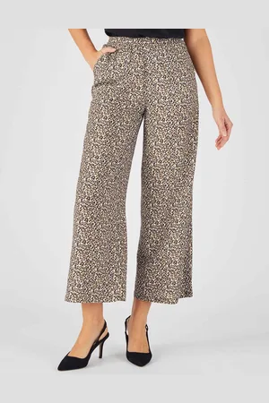 Damart Print Wide-leg Trousers