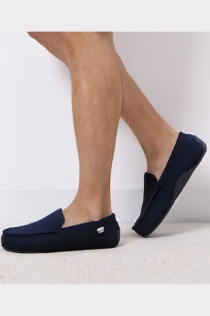 Damart Totes Isotoner Mens Moccasin Slipper