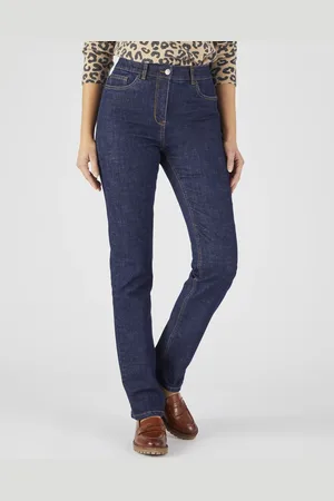 Damart Denim Straight-leg Trousers