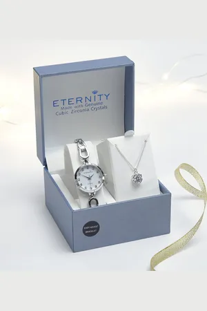 Damart Eternity watch & necklace gift set