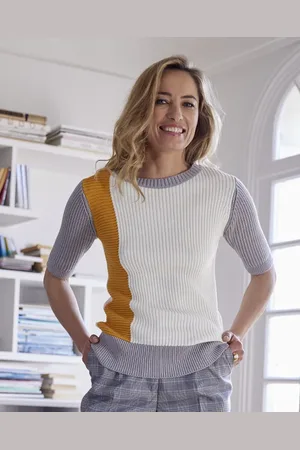 Damart Colourblock Jumper