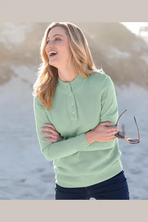 Damart Button-neck Jumper