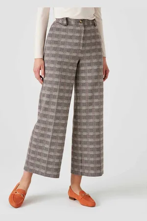 Damart 7/8 Knitted Check Trousers