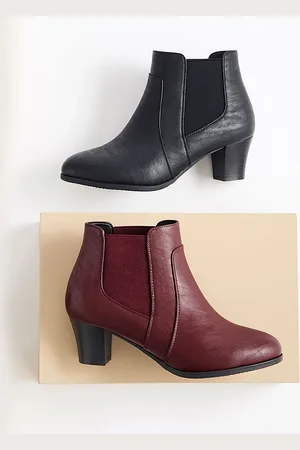 Damart Cushion-walk Heeled Ankle Boots