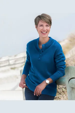 Damart Button-neck Jumper