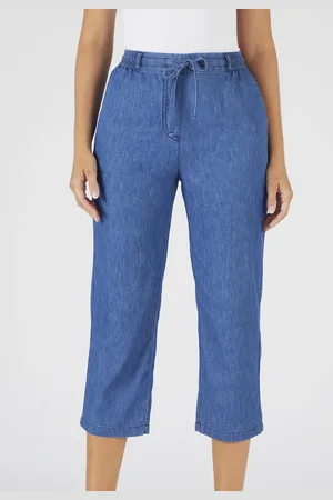 Damart Cropped Pull-on Cotton Trousers