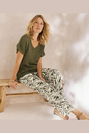 Damart 7/8 Printed Trousers