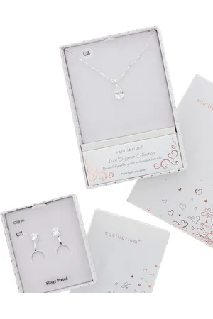 Damart Clip On Earrings and Necklace Set