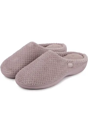 Damart Totes Isotoner Ladies Popcorn Mule Slippers