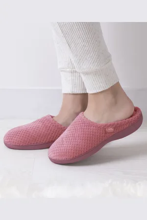 Damart Totes Isotoner Ladies Popcorn Mule Slippers