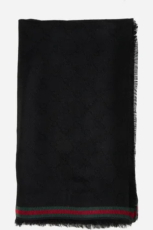 Gucci GG silk and cotton stole