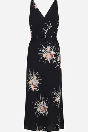 Prada Print viscose midi dress