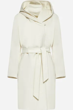 Max Mara Newmang hooded wool coat