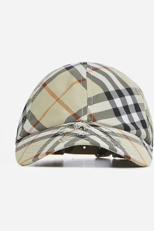 Burberry Check print baseball cap