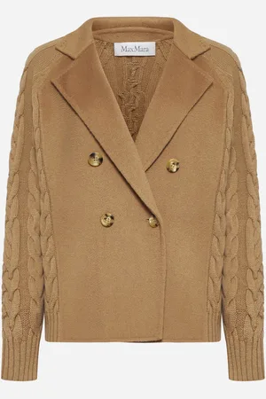 Max Mara Micio wool and cashmere peacoat